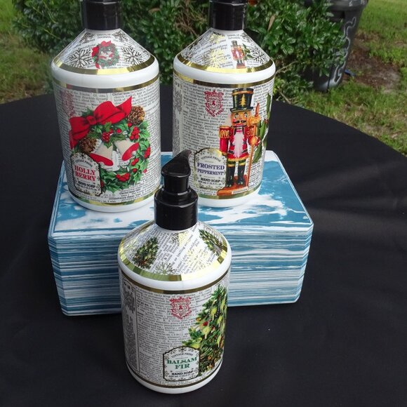 Holiday Hand Soap Vintage Press - Picture 1 of 9